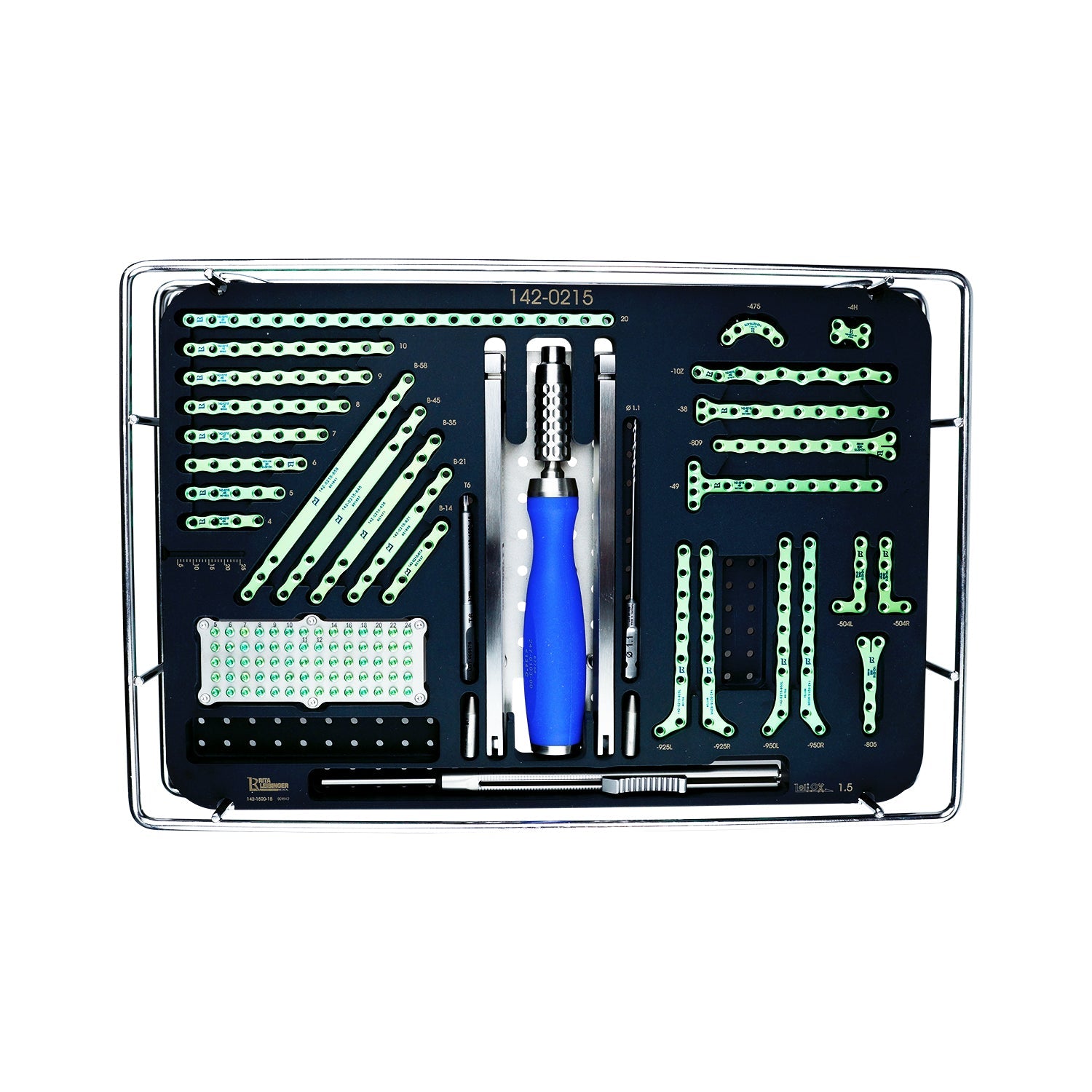 1.5mm Osteosynthesis Locking Set Titanium