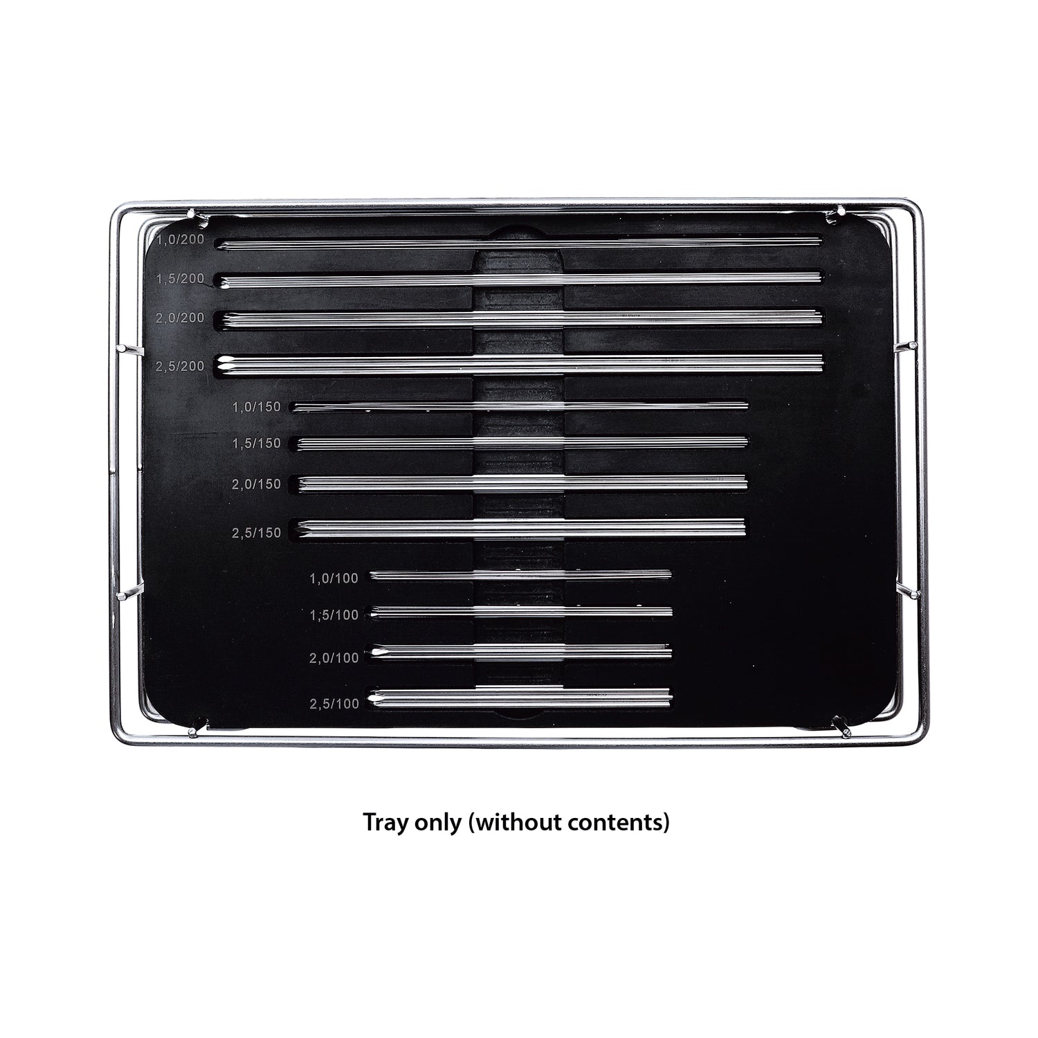 Tray for K-Wires Set (without contents, with lid)