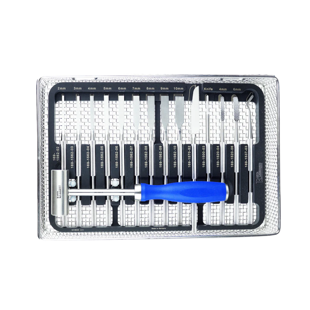 Tray for Sulcoplasty Instruments (without contents, with lid)