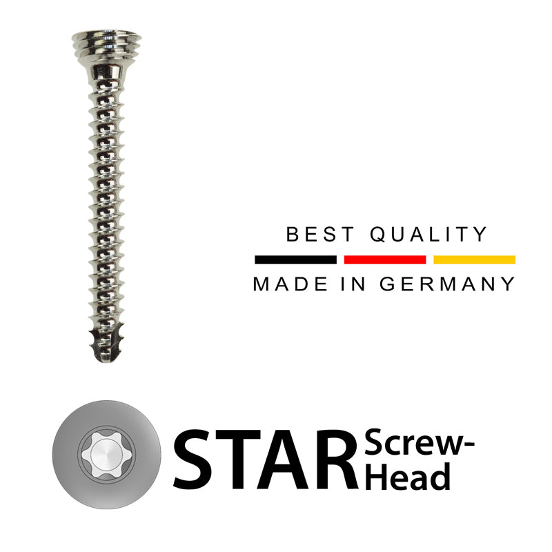 2.7 LeiLOX Locking Screw, Stainless Steel, LeiStar