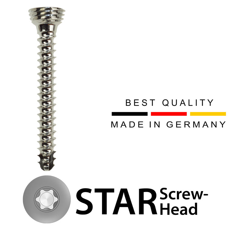 2.4 LeiLOX Locking Screw, Stainless Steel, LeiStar