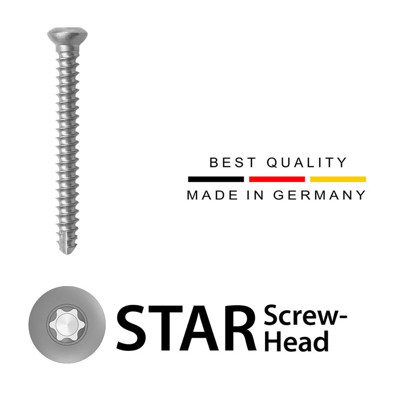 2.7 Cortical Screw, Stainless Steel, LeiStar
