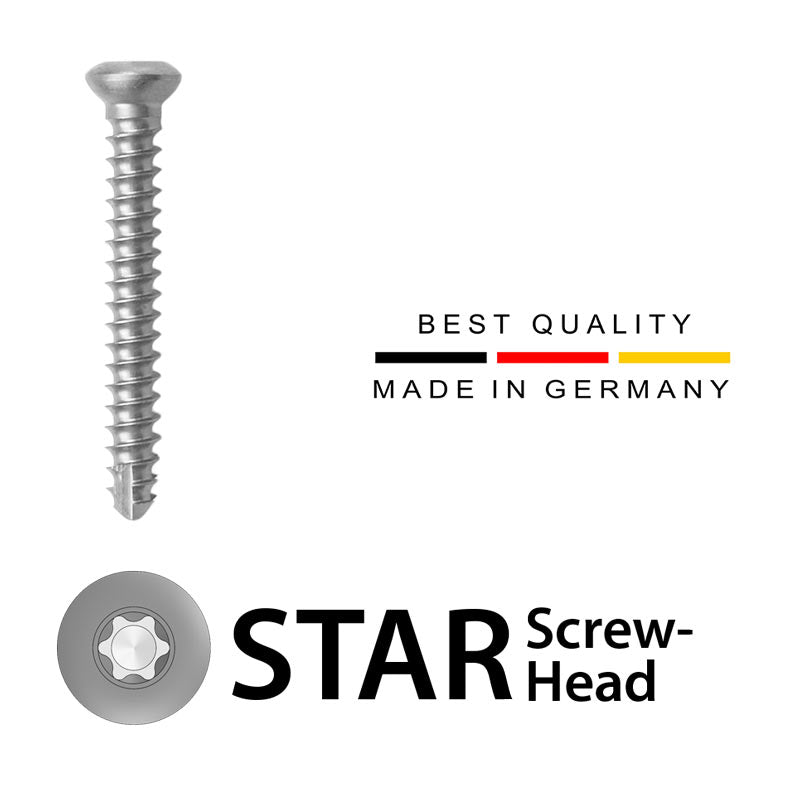 3.5 Cortical Screw, Stainless Steel, LeiStar