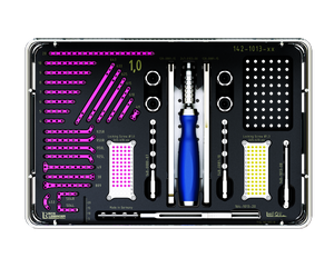 1.0/1.3 Fracture Locking Instruments and Implants Tray