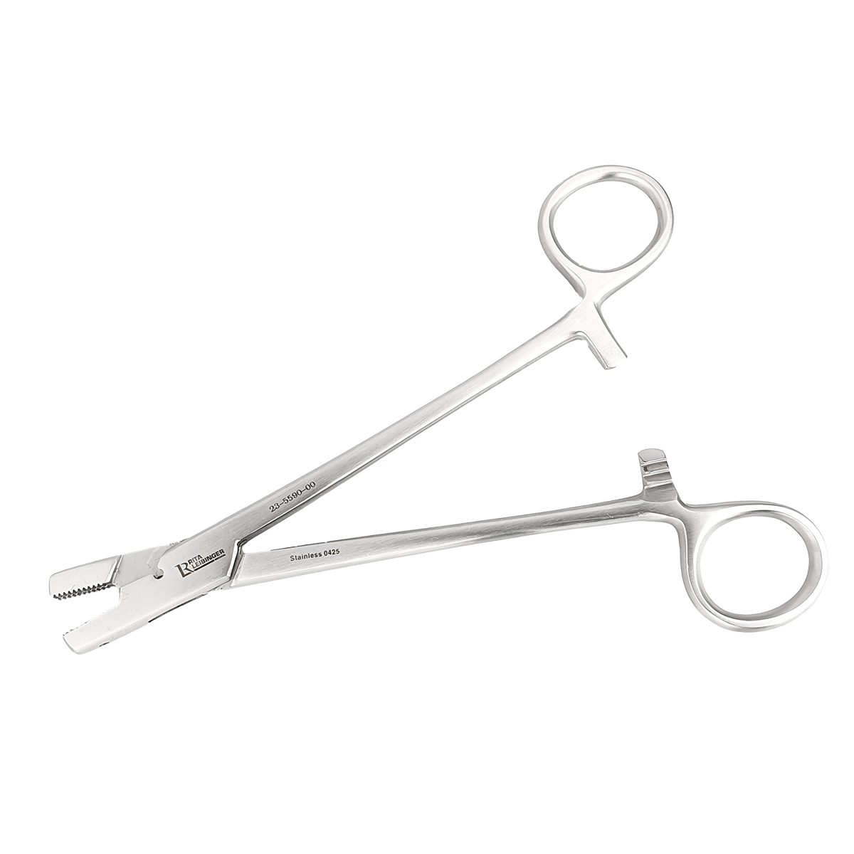 Cruciate Needle Holder with Cutting Feature