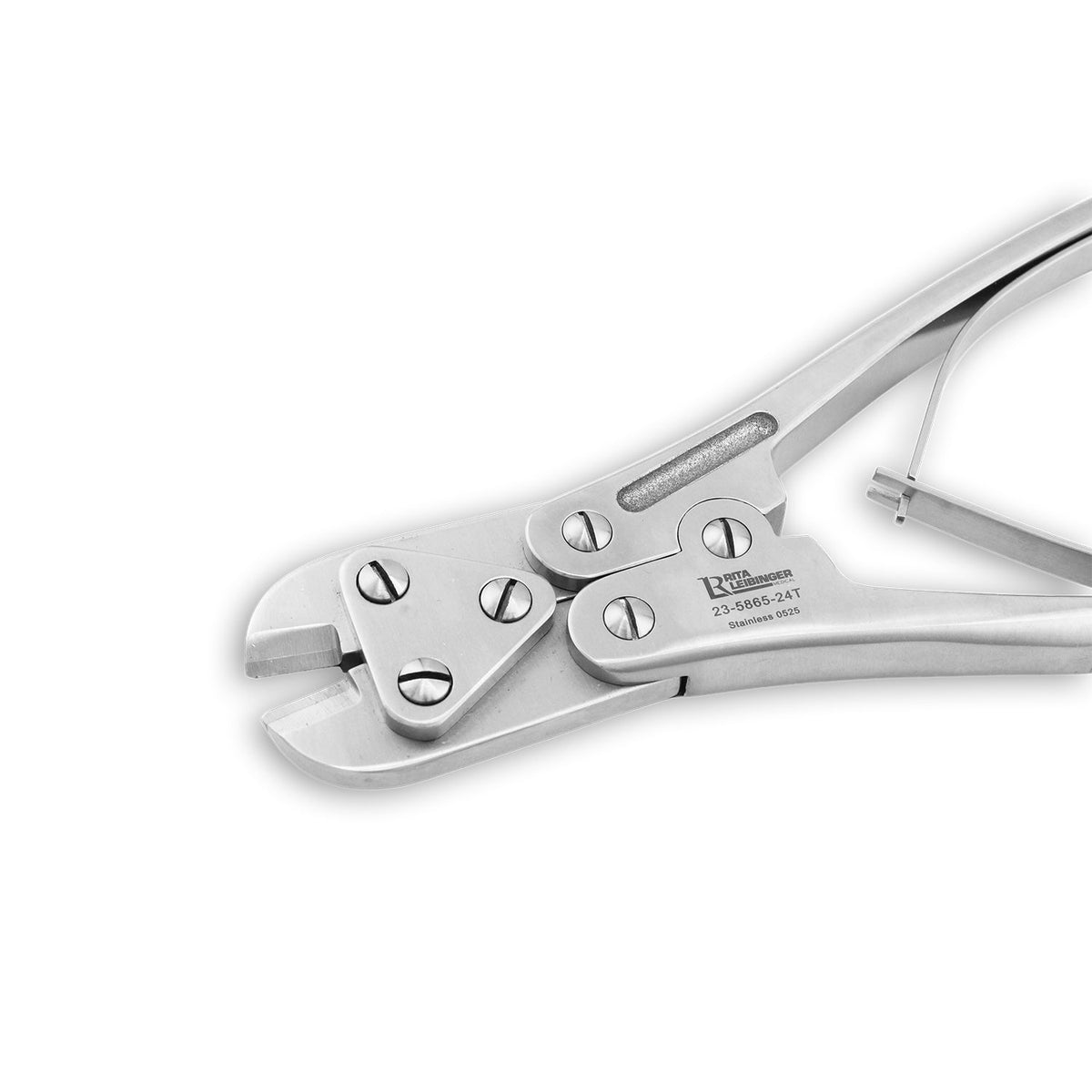 Bone Plate Cutter with Deburring Groove