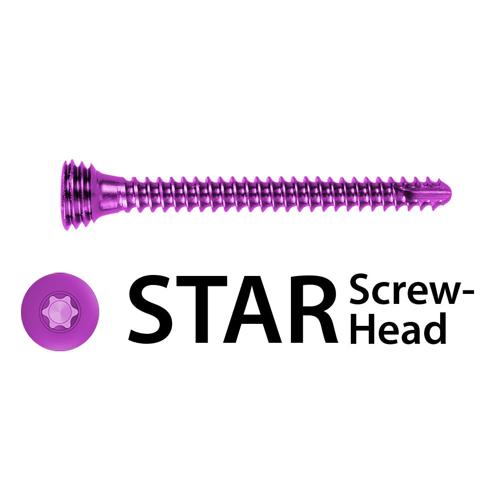 1.0 Locking Screw, Titanium, LeiStar