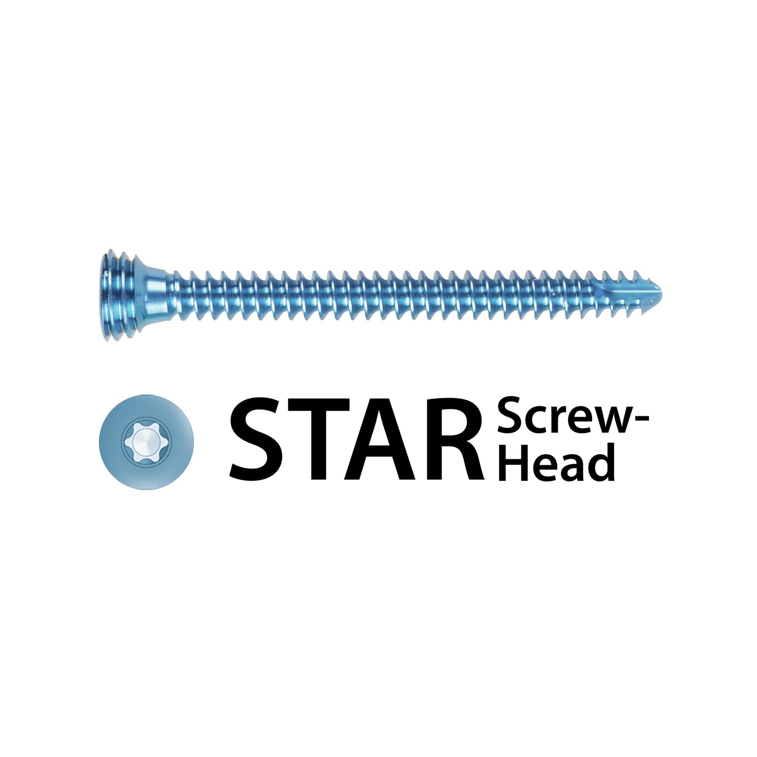 2.0 Locking Screw, Titanium, LeiStar