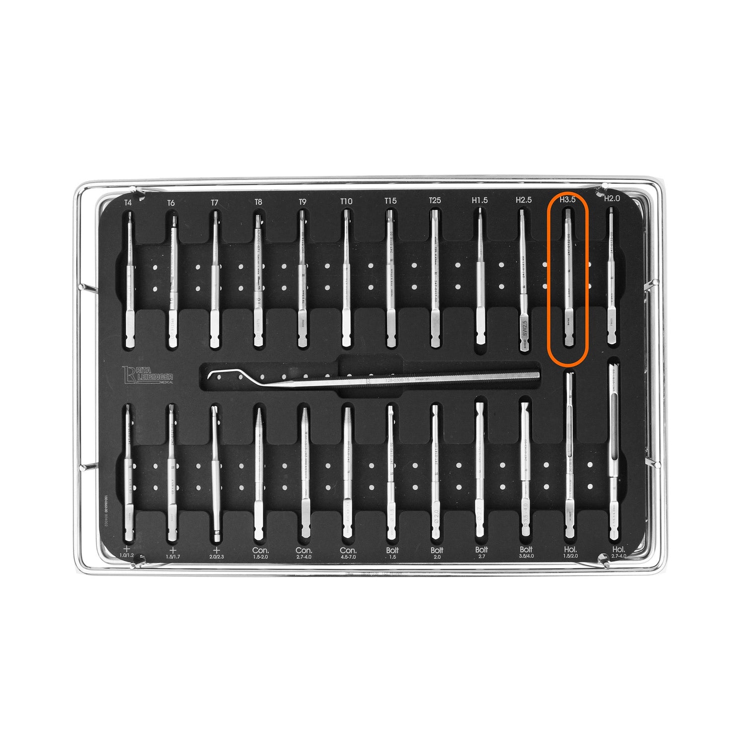Screwdriver Shaft Hexagonal, AO, 3.5mm