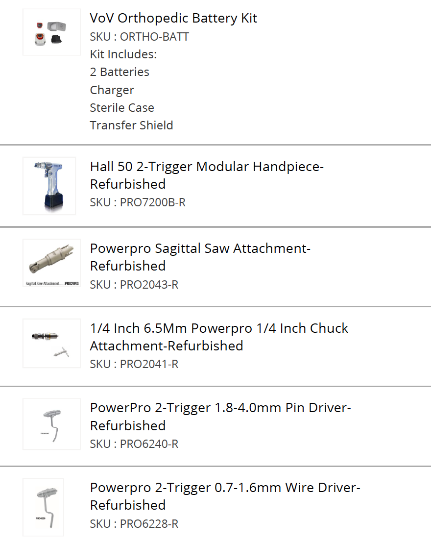 CONMED Hall 50 2-Trigger Drill/Saw - Refurbished