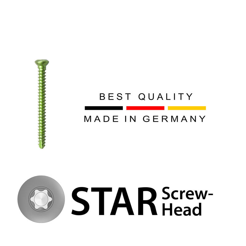 1.5 Cortical Screw, Titanium, LeiStar