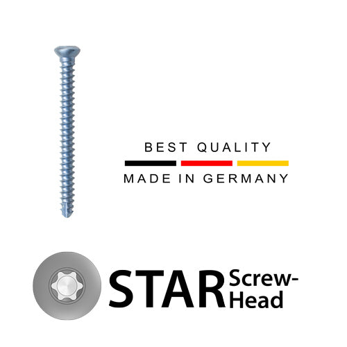 2.0 Cortical Screw, Titanium, LeiStar