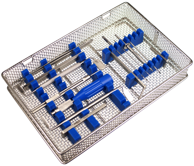 Tray for TTA RAPID Instruments (without contents, with lid)